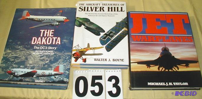 lot 53 image: Three Very Nice Hardcover Books on Aircraft T...