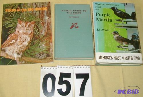 lot 57 image: Three Bird Books Birds in the BIG WOODS, Glen...