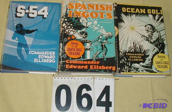 lot 64 image: Three Commander Edward Ellsberg Vintage Boys ...