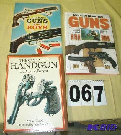 lot 67 image: Three GUN Books All About Guns For Boys, Forr...