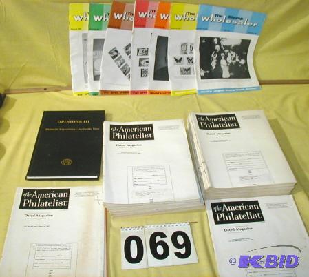 lot 69 image: Large lot of Stamp Collecting Publications Th...