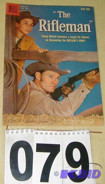 lot 79 image: Vintage Rifleman Comic Book From 1959 and its...