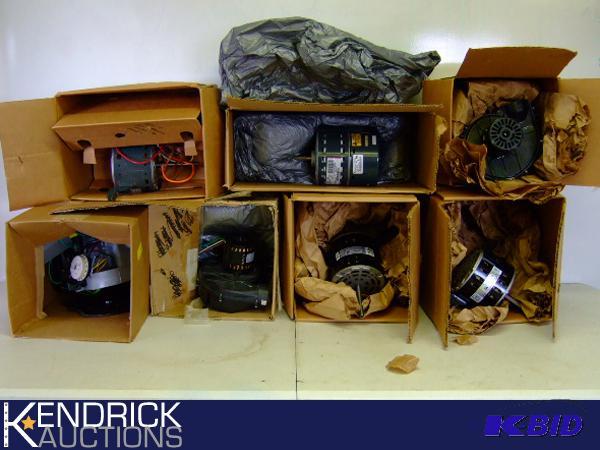 lot 100 image: Condensor Motors and  Blower Motors and Inducers