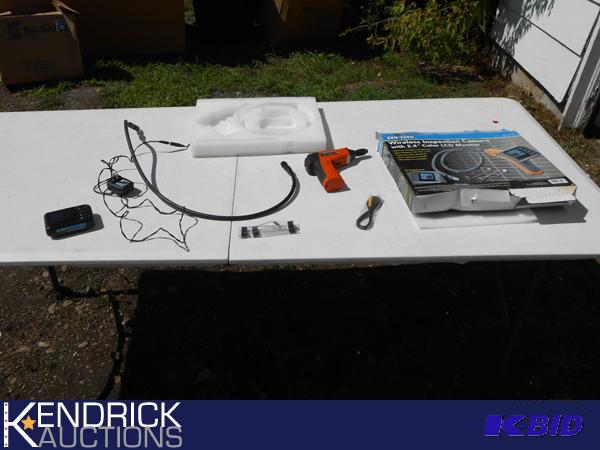 lot 126 image: New in Box Cen-Tech Wireless Inspection Camera with 2.4 LCD Monitor