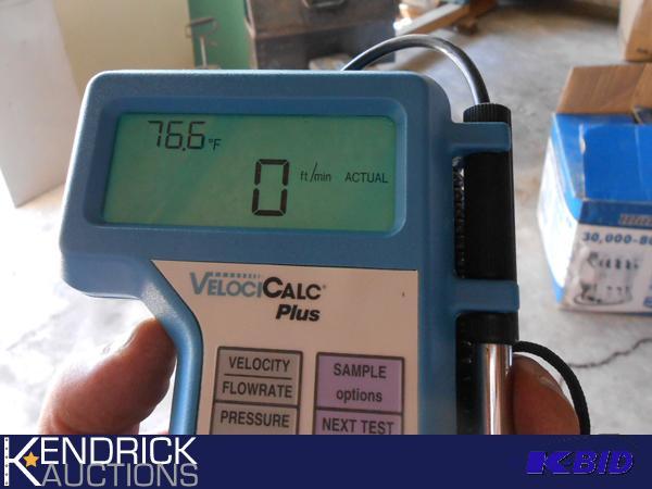 lot 133 image: Model 8386 VelociCalc Plus Air Velocity Meter