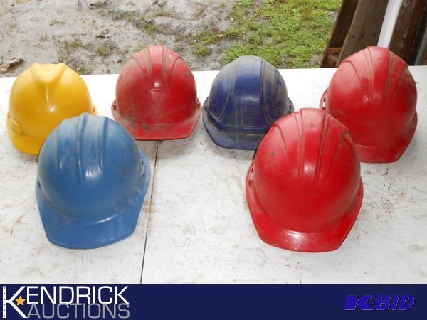 lot 157 image: 6 Hard Hats