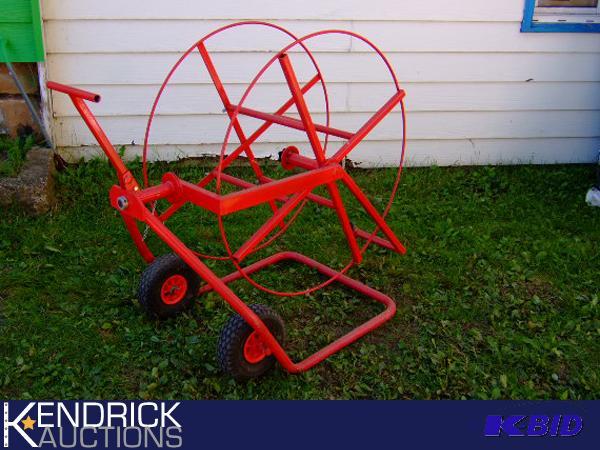 lot 169 image: Industrial Hose Roller Caddy