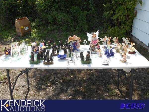lot 220 image: Candleholders and Faerie Collectables