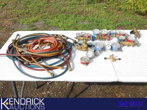 lot 42 image: Large lot of Manifolds,Hoses and Regulators