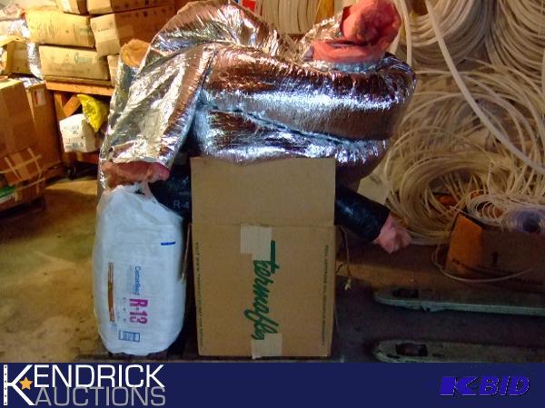 lot 87 image: Rolls of Insulation and Insulated Flex Ducts