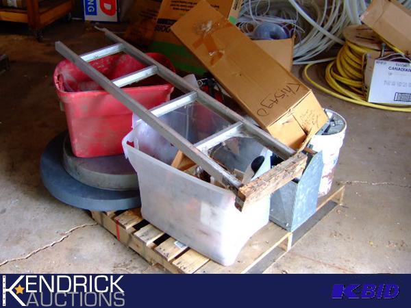 lot 90 image: Blower Bearings, Shafts, Pillow Blocks and other Stuff.