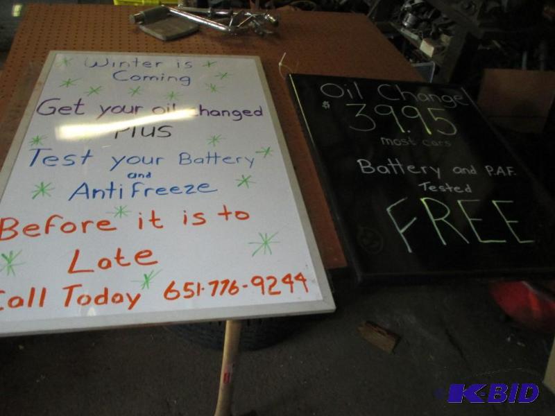 lot 158 image: Dry erase board used