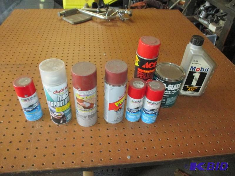 lot 161 image: Misc paints and other items