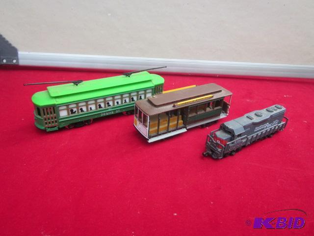 Lot of (3) decorative trains....
