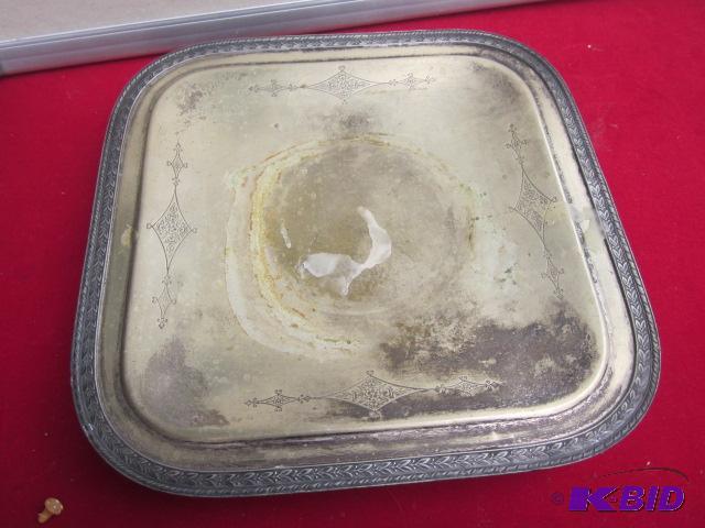 12 inch Roman plate on Nickel&nbspSilver, W....