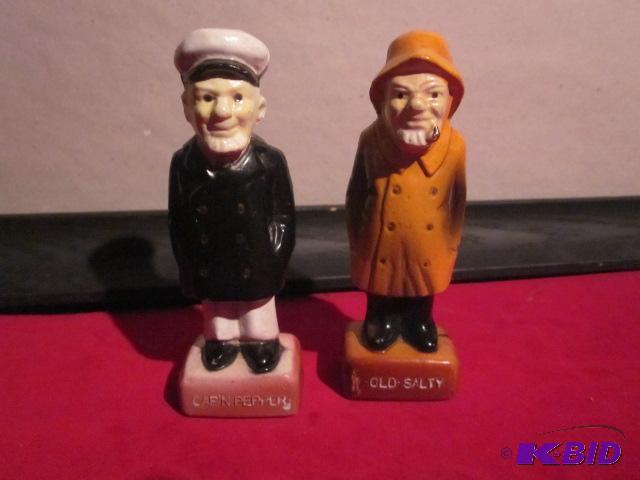Pair of Old-Salty and CapN Pepper vintage sa...