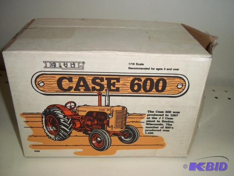 lot 14 image: ERTL Toys Case 600 1986 Special Edition Tract...