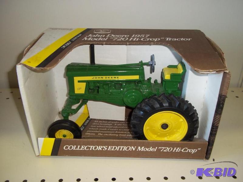 lot 59 image: ERTL Toys John Deere 1957 720 Hi-Crop Tractor...