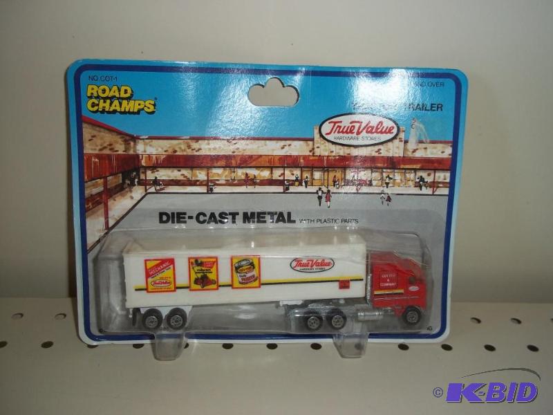 lot 72 image: True Value 18 Wheeler with original packaging...