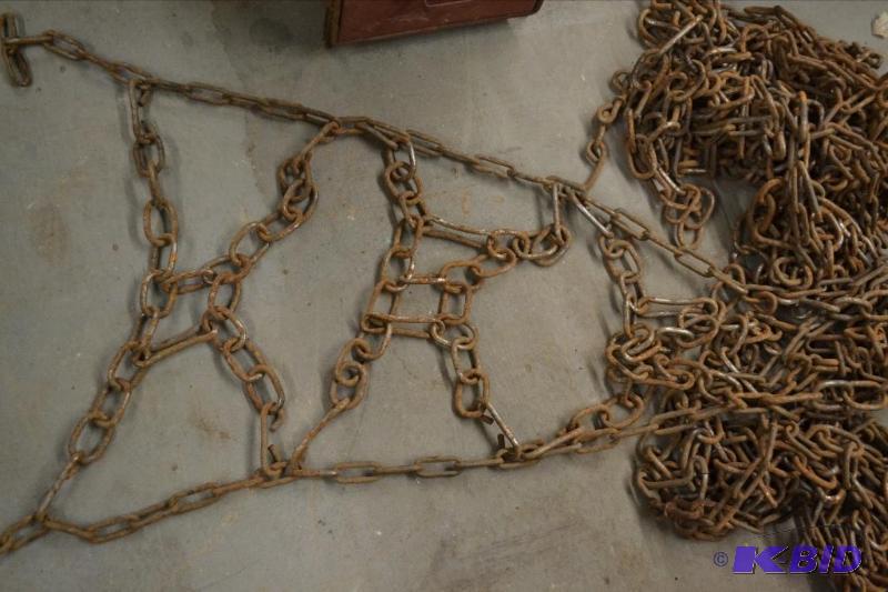 lot 159 image: Tractor Tire Chains