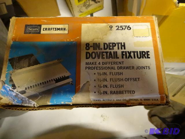 lot 116 image: Sears craftsman 8" dovetail fixture...