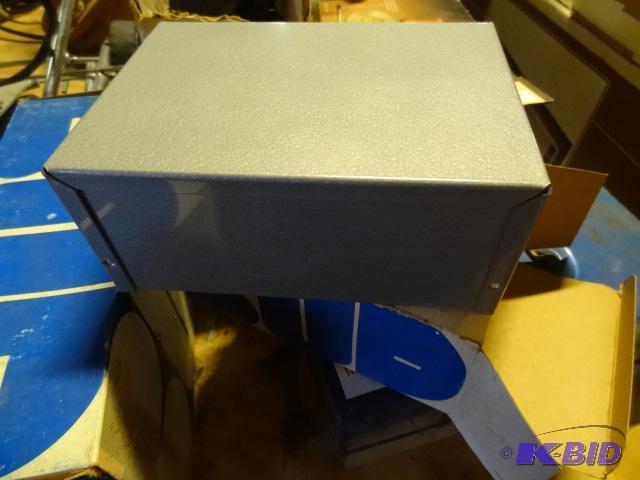 lot 124 image: Combination snap or screw type mini box. Both...