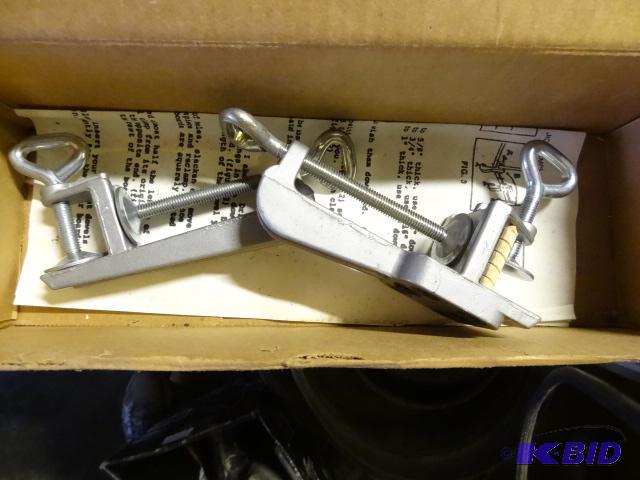 lot 129 image: Dowling clamps...