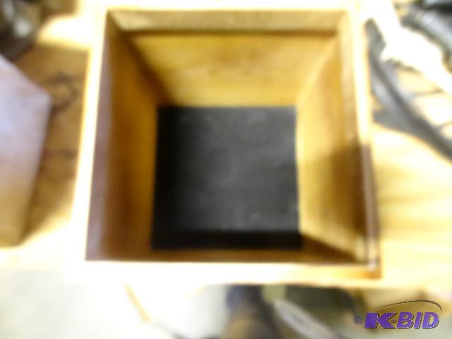 lot 135 image: Small wood box with removable top...