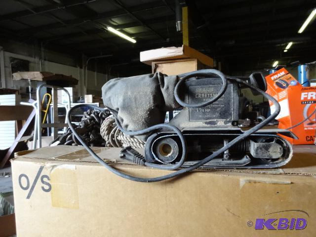 lot 168 image: Craftsman 4" belt sander...