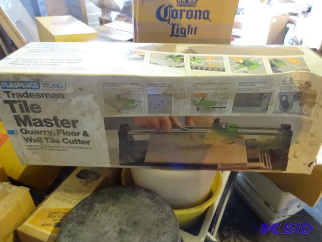 lot 175 image: Tile master tile cutter...