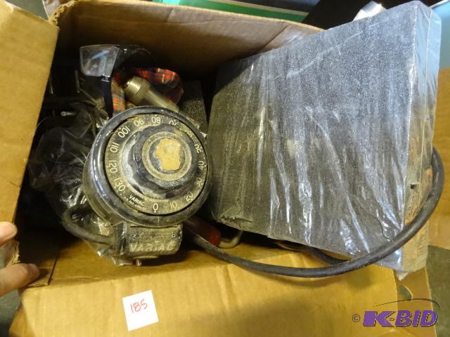 lot 185 image: Misc tools. Wire. Stone sanding blocks. Varia...