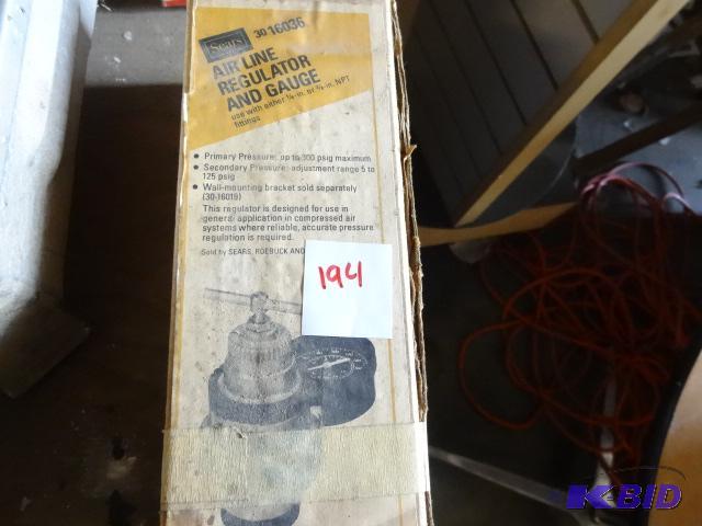 lot 194 image: Sears air line regulator....