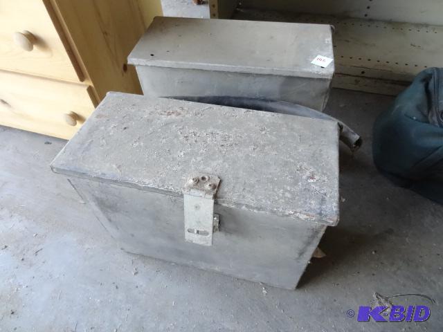 lot 195 image: 2 insulated milk boxes...