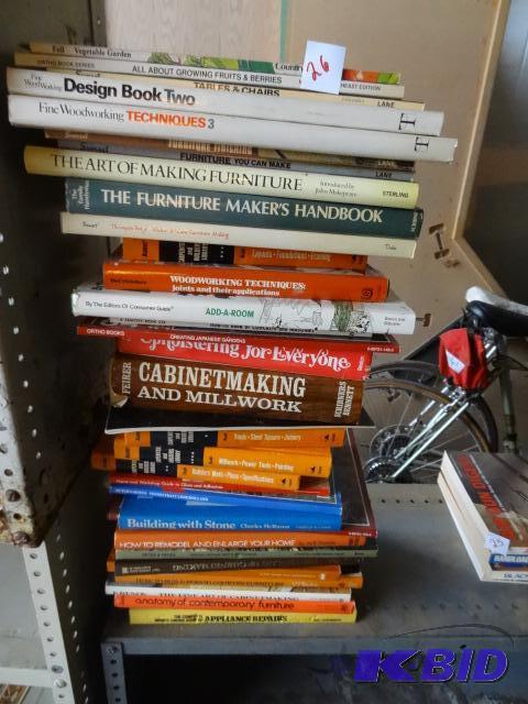 lot 26 image: Misc wood working books...