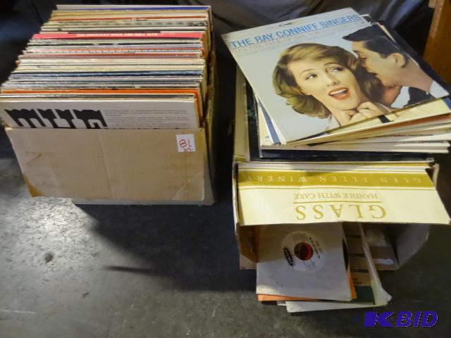 lot 81 image: 2 full boxes of misc records...