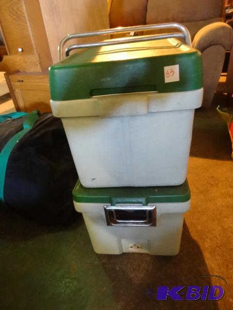 lot 83 image: 2 Coleman coolers...