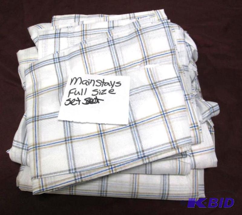 Mainstays Full Size sheet set- color white wi...