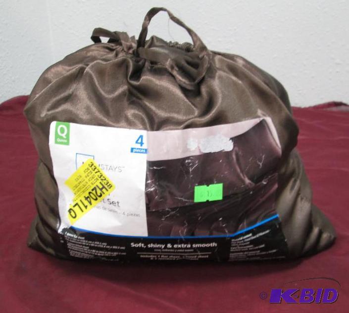 Mainstays Queen sheets set color brown -soft,...