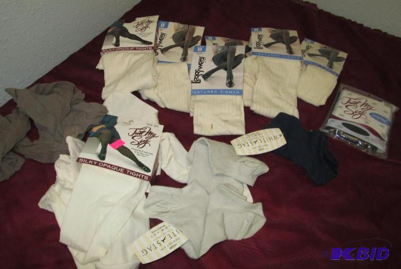 Qty 12 Size B Leggswear hosiery textured tigh...