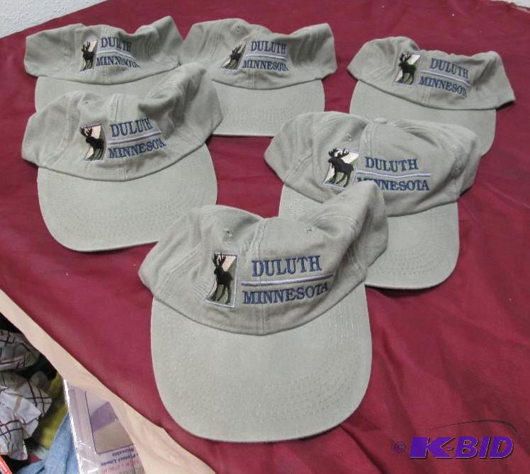 Qty 6 Duluth Minnesota caps...