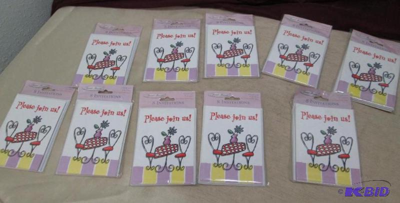 Qty 10 Please join us 8 invitations cards an...