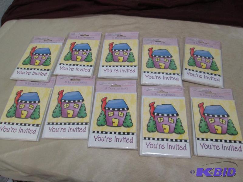 Qty 10 Youre invited 8 invitations cards and...