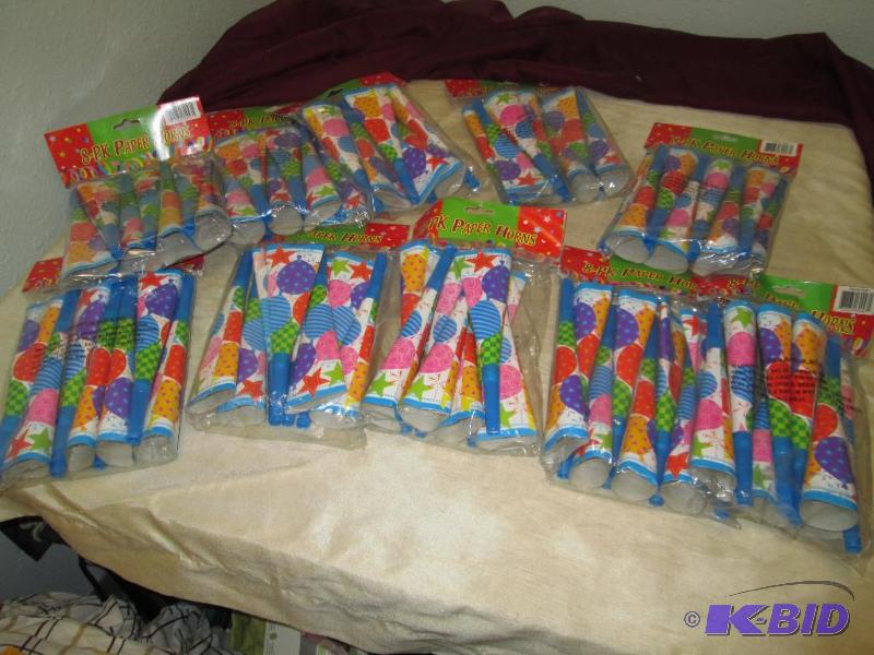 Qty 10 pkg of 8-pk paper horns...