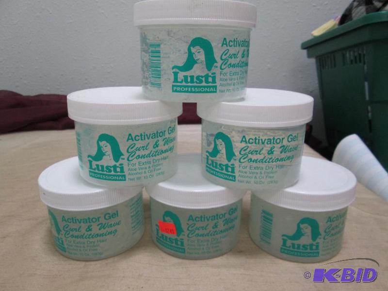 Qty 6 Lusti activator gel curl and wave condi...