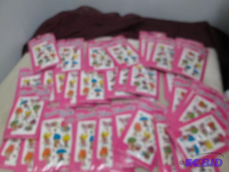 Qty 34 treasure Trolls Puffy Stickers...