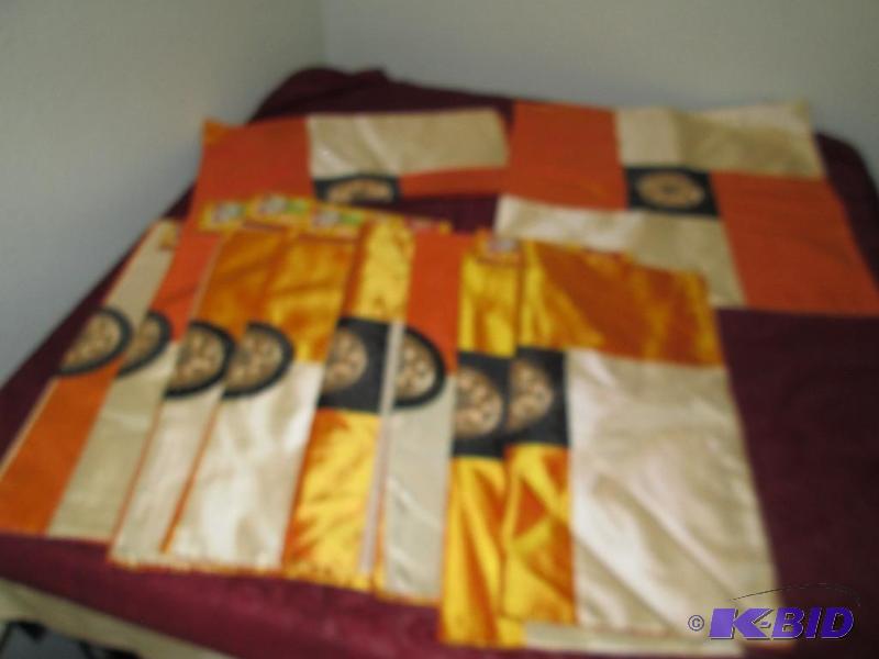 Qty 10 Pillow case 17in by 17 in...