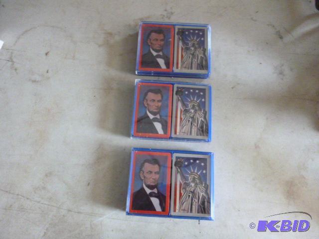 3 Sets of 2 New Decks of Playing Cards in Pla...