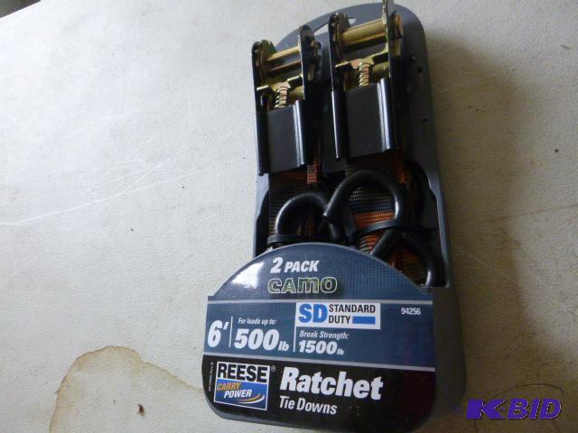 2 Pack Camo 6 Reese Ratchet Straps...