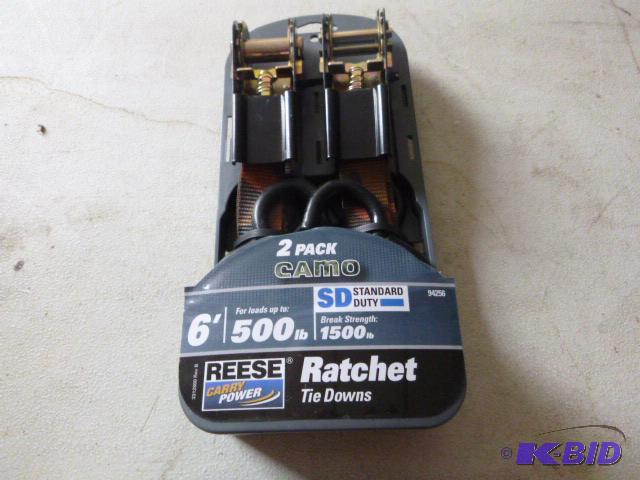 2 Pack Camo 6 Reese Ratchet Straps...