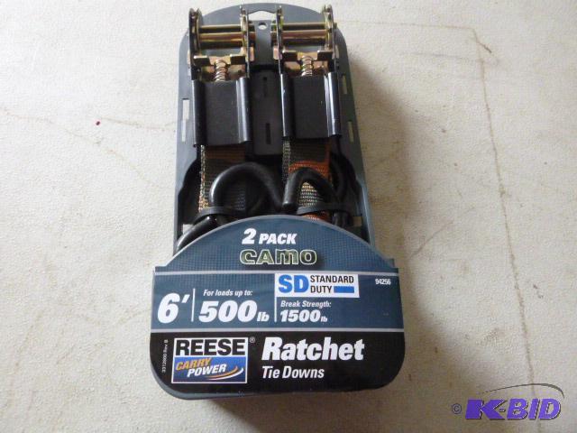 2 Pack Camo 6 Reese Ratchet Straps...